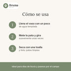 Cómo se usa el vaso limpiador